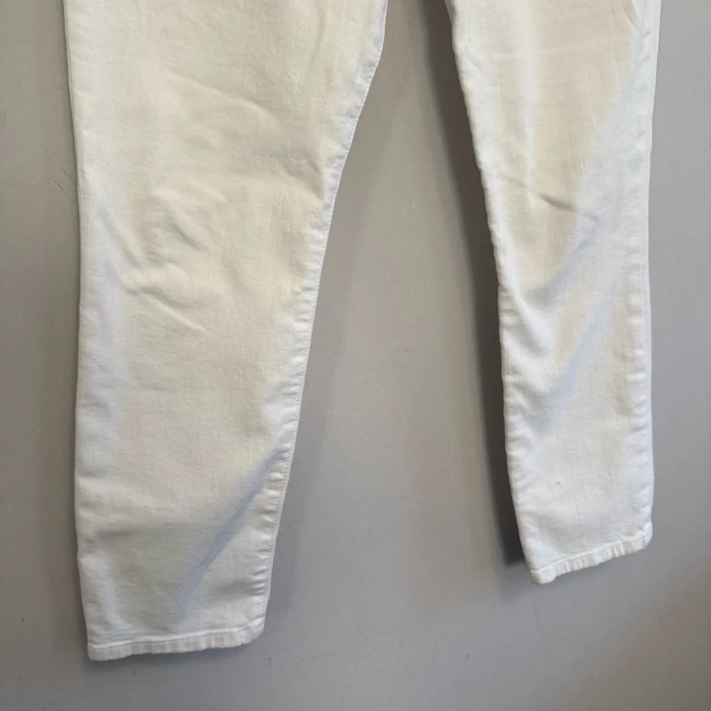 Joe's Jeans Women's Off-White Straight-Leg Jeans - Picture 3 of 16